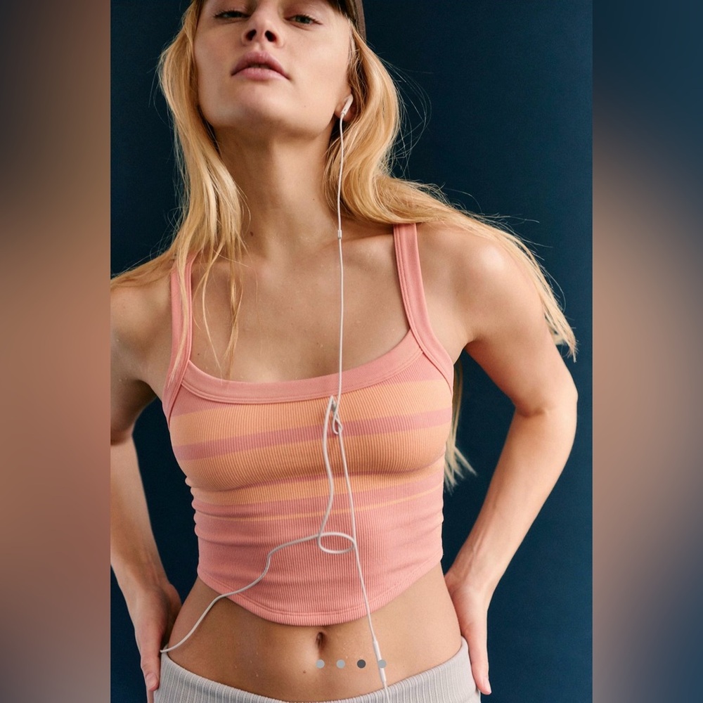 FP Movement all clear stripe cami in retro stripe fruit punch